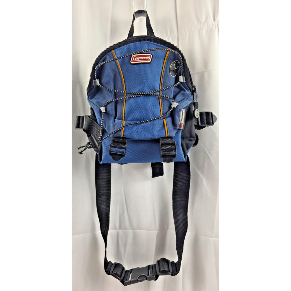 Coleman Hydrotech Blue Fanny Pack/Waist Bag w/Dual Bottle Holders (no Bottles)